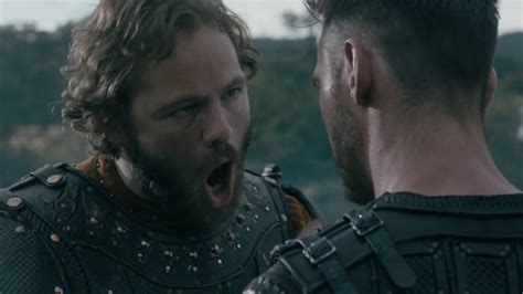 «estaba mirando los libros de historia y me encontré con estos obispos guerreros. El Rey Aethelwulf se impone ante Obispo Heahmund | Vikings ...