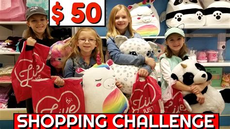 big sisters vs little sisters 50 shopping challenge youtube