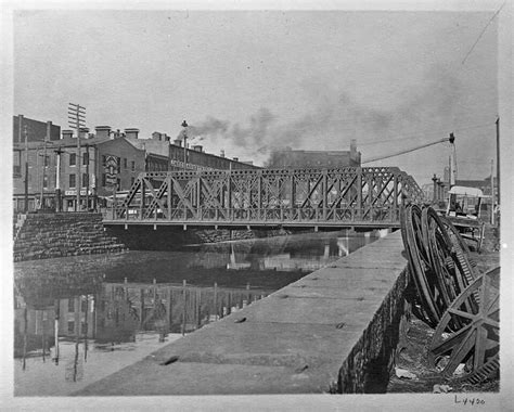 Bridge Crossing Jones Falls Via Pratt Street Late 1800s Baltimore