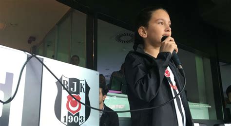 Besiktas botou garotinha de 10 anos para ser locutora em seu estádio e
