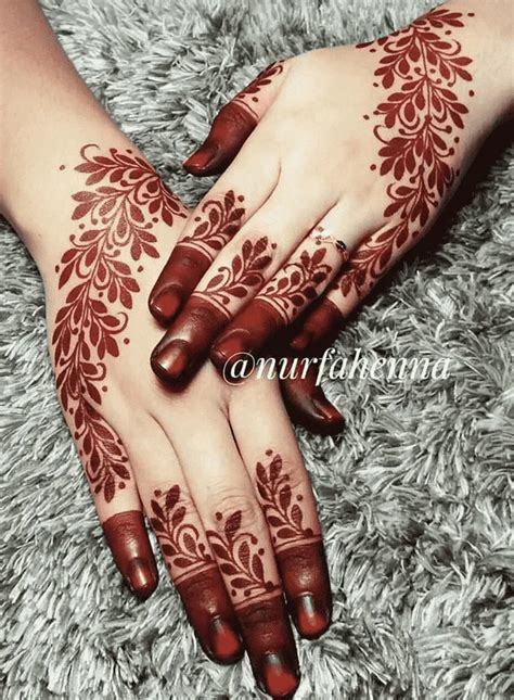 Red Mehndi Design Images Red Henna Design Ideas Finger Mehendi