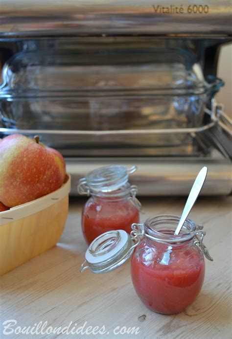 Compote pommes prunes pour bébé à l Omnicuiseur