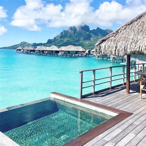 Dreamy Views And Water Huts 😍 Borabora Honeymoon Island Bora Bora