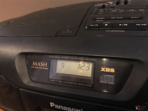 Panasonic Rx Ds101 Portable Stereo Boombox Cd Radio Tape Ghetto Blaster