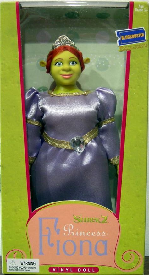 8 Inch Princess Fiona Vinyl Doll Shrek 2 Blockbuster Exclusive
