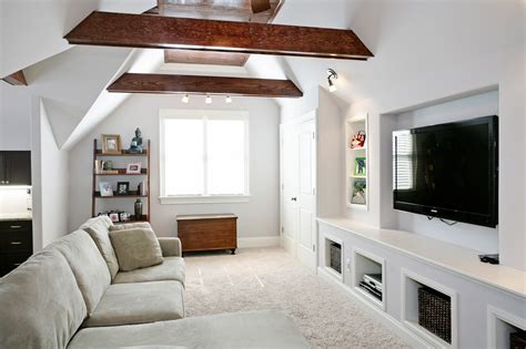 If opting for an attached garage with living space above, with electrical wiring, plumbing, and bathroom, expect the cost to range between $180 and $210 per square foot for the upper room alone. 10 Awesome Bonus Room Ideas in the Attic - DECORILO.COM