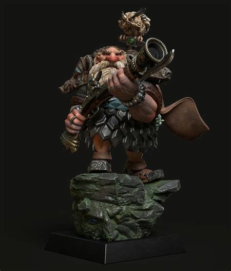 Dwarf - ZBrushCentral in 2020 | Artist inspiration, Digital painting ...
