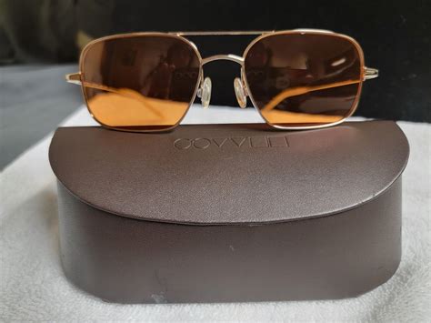 Oliver Peoples Victory 55 Cognac Gold Sunglasses Burn Notice Michael