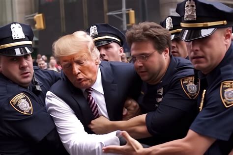 The Photos Of The Arrest Of Donald Trump Created By An Ai Cause A