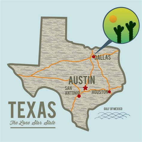 Dallas Texas Map Of Texas United States Map