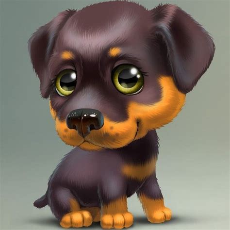 Karykatury Szczeniąt Cute Little Dogs Cute Animal Illustration Cute