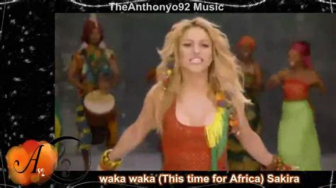 Waka Waka Shakira This Time For Africa Videoclip Youtube