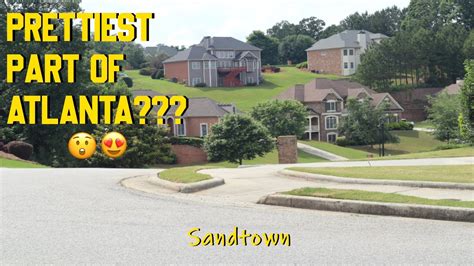 Driving Through Rich Black Neighborhoods Of Atlanta Sandtown Youtube