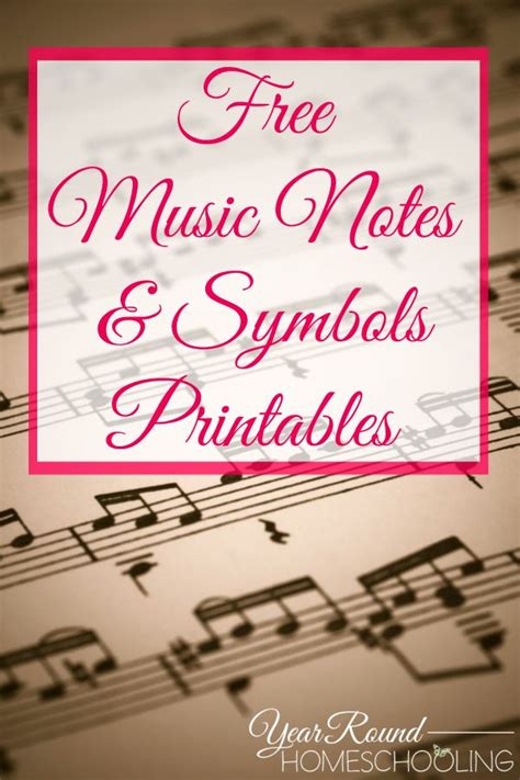 Download 10,000 fonts with one click for $19.95. {free} Music Notes & Symbols Printables | Language, Music ...