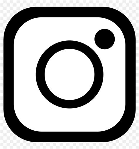 A Black And White Instagram Icon