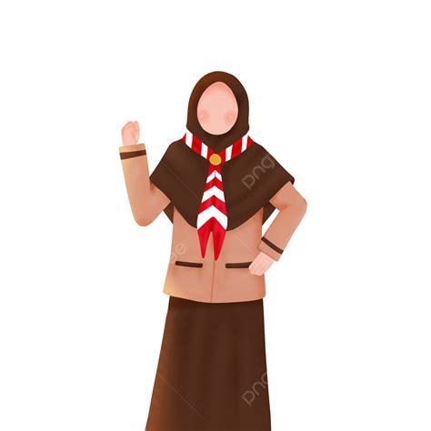 Hijab Scout Png Vector Psd And Clipart With Transparent Background