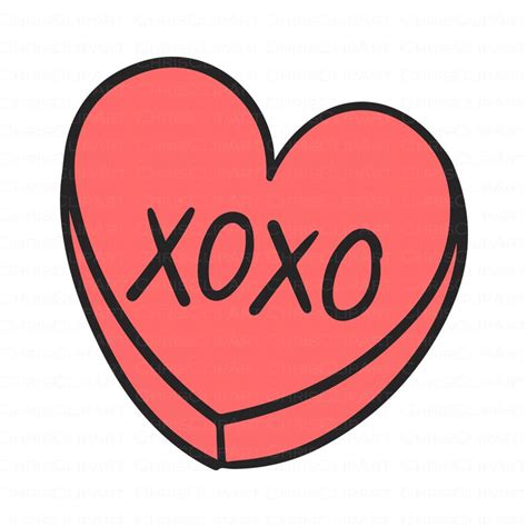 Free SVG Valentine Candy Heart Svg Free 13461+ File for Silhouette