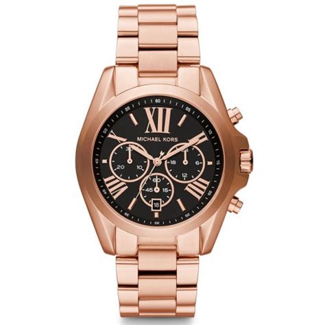 Our collection of rose gold watches for men and women add an element of elegance to any timepiece. Michael Kors MK5854 Black Dial Rose Gold Color Watch