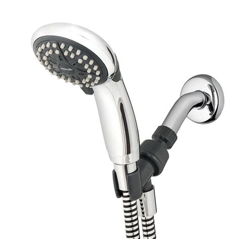 Water softeners eliminate issues caused by hard water inside your home. Waterpik 4 Spray EcoFlow Hand Held Shower Head in Chrome ...