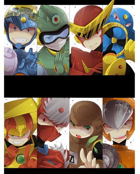 Pin By Bluejems On Mega Manrobot Masters Mega Man Art Anime Mega Man