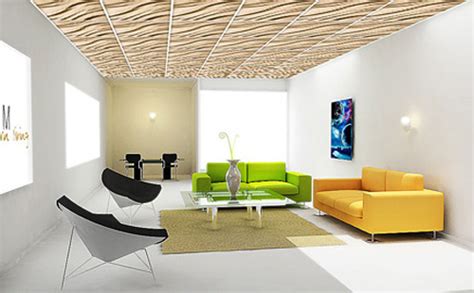 You can also continue elements of the wall decoration, or even lead them to the ground. 3d Drop Ceiling Panels, Contemporary False Ceiling Design ...