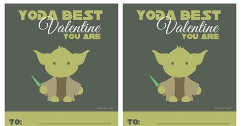 Yodabestvalentinepdf Yoda Winnie The Pooh Disney Characters