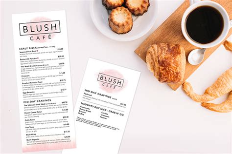 Blush Cafe On Behance