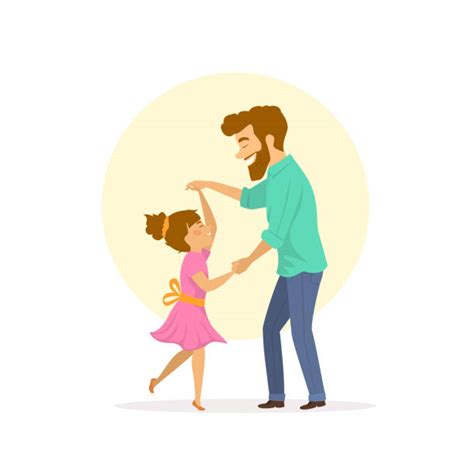 father daughter illustrations royalty free vector graphics and clip art istock