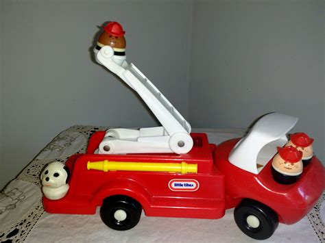 Cap tike, farmer tike, doc tike, hunter tike, painter tike, sailor tike and shriner tike in the little red car. Lot Vintage Little Tikes Toddle Tots 1980's Fire Truck ...