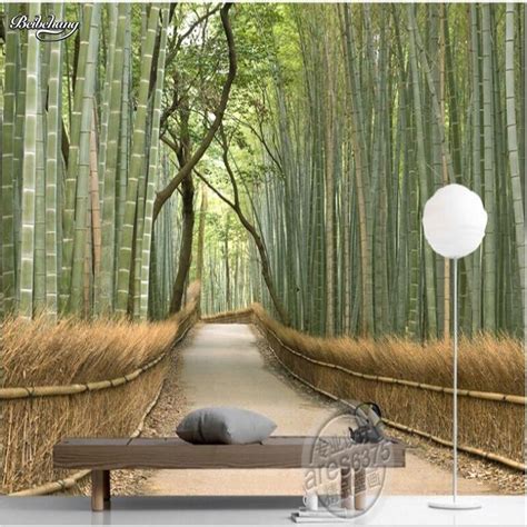 Beibehang Custom Large Fresco High End Atmosphere Fresh Bamboo Forest