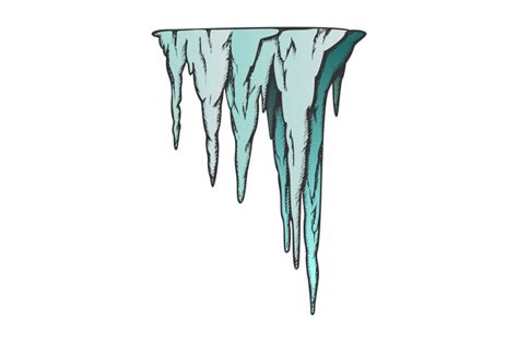 Stalactite Ancient Cave Element Color Vector By Pikepicture Thehungryjpeg