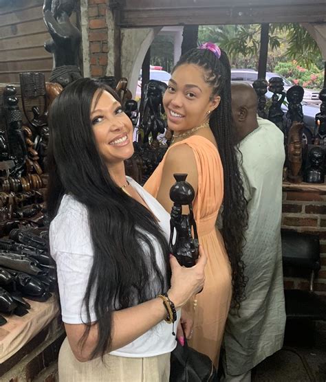 jordyn woods shares first mommy daughter strip club pic for mom s birthday
