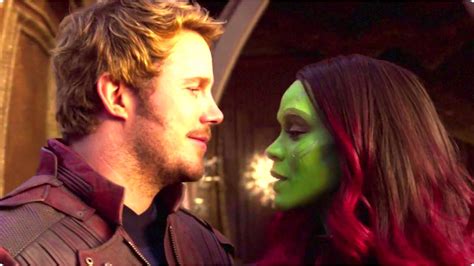 Guardians Of The Galaxy 2 2017 Star Lord Peter Quill And Gamora Slow