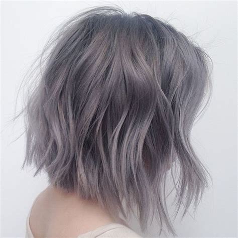 This purple ombre is a fun way to add hair color for women over 50. 10 Hi-Fashion Gray Hair Styles for Trendy Gals - Hair ...