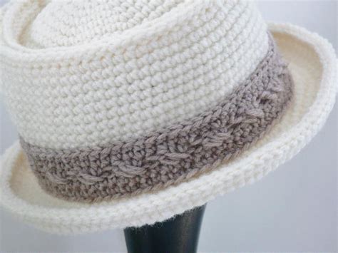 Crochet Pattern Boys Hat New York Pork Pie Hat Baby | Etsy