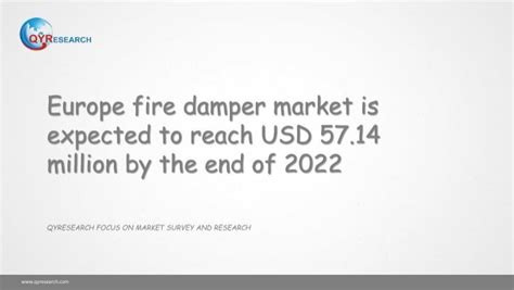 Europe Fire Damper Market Is Expected To Reach Usd 5714 Million By The