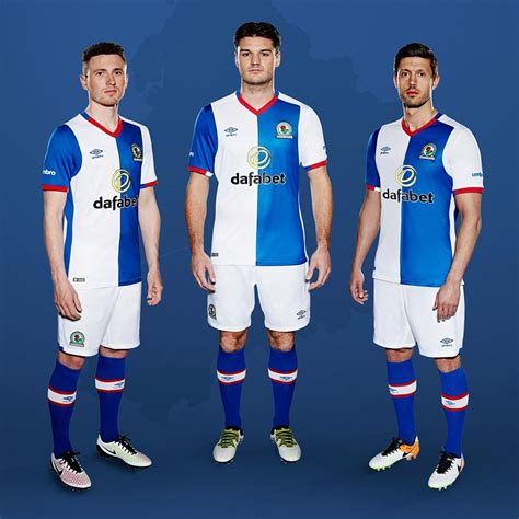 Umbro Blackburn Rovers 16 17 Home Away And Third Kits Released Footy