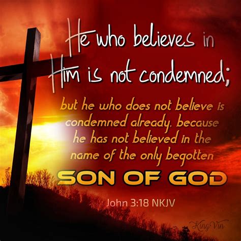 Who Believes In Him Is Not Condemned I Live For Jesus