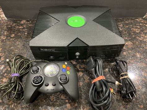 Original Xbox Microsoft Console Video Game System Complete And Tested