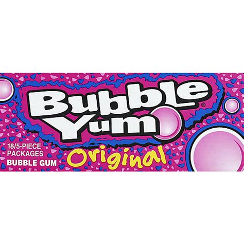 Bubble Yum Bubble Gum Original Shop Pocahontas Iga