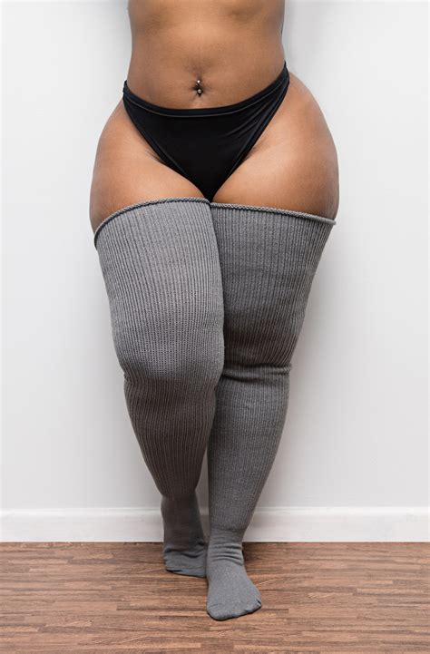 Real Plus Size Thigh Highs Thunda Thighs Over The Knee Long Etsy Hong