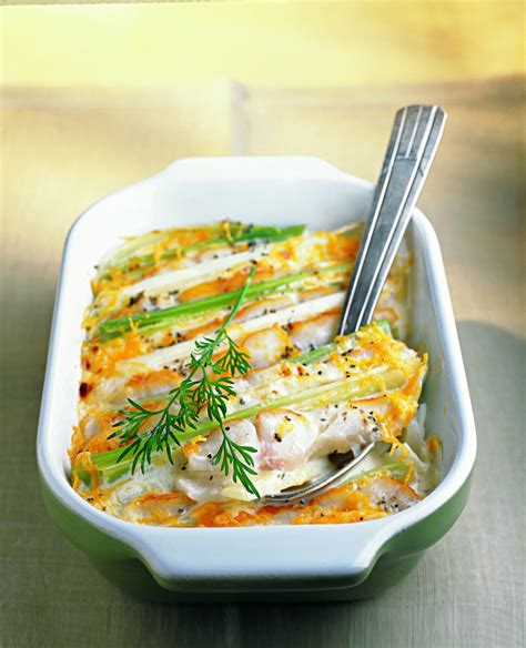 Recette gratin de poireaux au haddock
