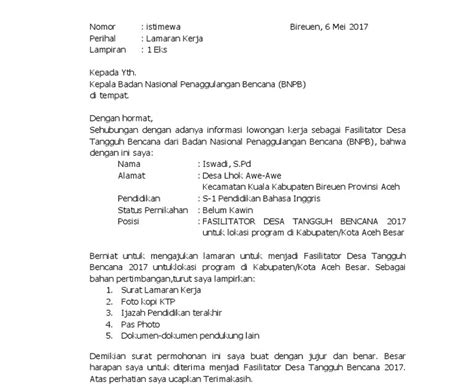 Meskipun pada hakikatnya hanya sebagai jalan rezeki dari tuhan. Contoh Surat Lamaran Kerja Di Dinas Kesehatan Kabupaten ...