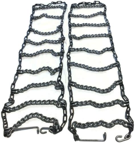 Set Of 2 Laclede 8mm 10x165 Skid Steer Uni Loader Tire Chains Made Usa
