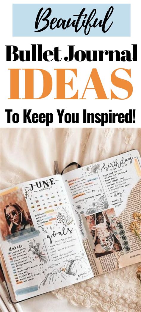 5 Beautiful Bullet Journal Ideas Inspiration ⋆ Sheena Of The Journal