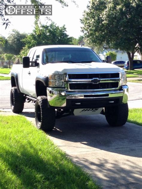 Wheel Offset 2009 Chevrolet Silverado 2500 Hd Aggressive 1 Outside