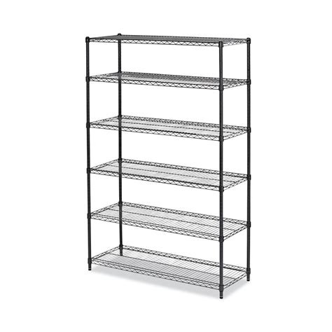 Alera Alesw664818ba Nsf Certified 48 In X 18 In X 72 In 6 Shelf Wire