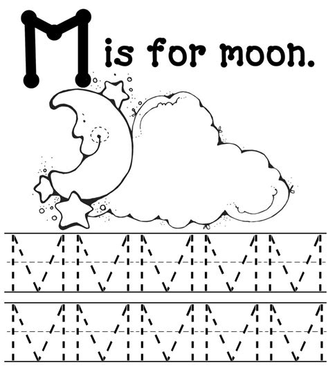 Letter M Worksheets  Activity Shelter