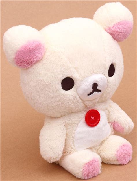 Rilakkuma White Teddy Bear Plush Toy Size M By San X Modes4u