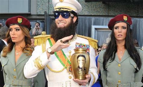 Barber who looks like dictator (charles chaplin) meets fellow dictator (jack oakie). The Dictator, starring Sacha Baron Cohen, reviewed